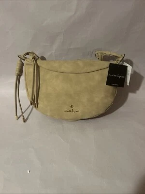 Bolso Bandolera Nanette Lapore Bronceado Vegano Gamuza Nuevo con Etiquetas Foto 1 de 3