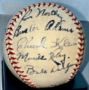 Chuck Klein PSA/DNA team signed ball - Picture 1 of 11