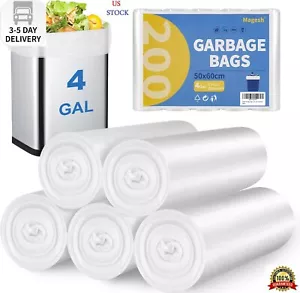 Small Trash Bags, Magesh 4 Gallon Trash Bag/Small Garbage Bags, Strong Wastebask - Picture 1 of 9