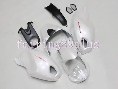 Kit de carenado de inyección ABS blanco perla para Ducati Monster 696 796 1100 2009-14 Foto 1 de 4