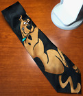 Scooby Doo Where Are You? Black Neck Tie New w/ Tag Vintage 1998 Cartoon Network