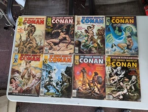 8x Savage Sword of Conan Magazine Lot 1979-1981 Includes 47, 53, 55-60 Marvel - Picture 1 of 9