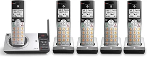 AT&T 5-Handset Cordless Phone System with Answering Machine & Call Blocking - DE - Picture 1 of 12