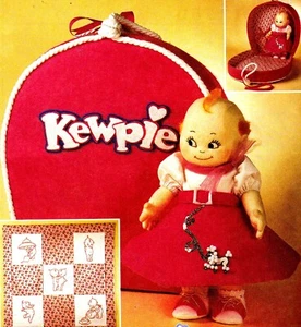 WOW! SELTENE RETRO KEWPIE© PUPPENKLEIDUNG & TRAGETASCHE SCHNITTMUSTER McCalls 3072 - Bild 1 von 7