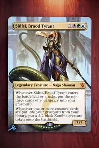 Sidisi, Brood Tyrant *Magic Altered Hand Painted Extended Art* MTG EDH by Erich - Picture 1 of 3