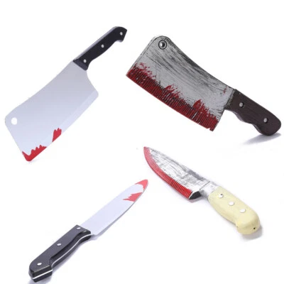 Fake Bloody Sharp Horror Knife for Halloween Party DIY Cosplay Props Decoration - Image 1 of 4