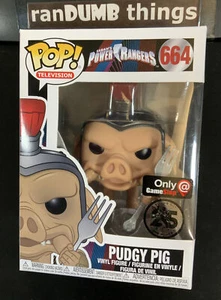 Funko Pop! Pudgy Pig Power Rangers 25th GameStop Exclusive + PROTECTOR - from NJ - Picture 1 of 9
