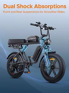 ENGWE M1 E Bike Herren Elektrofahrräder-Ebike mit einem Akku/ 2 Akkus 20 Zoll - Bild 1 von 17