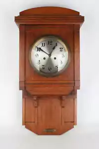 Junghans Wanduhr Regulator Freischwinger Jugendstil Höhe 69 cm - Bild 1 von 1