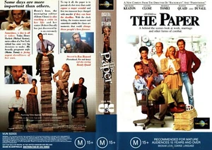 THE PAPER - Michael Keaton - VHS - PAL - USED - Cleaned - Original Oz release - Picture 1 of 2