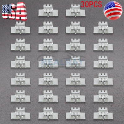 30x Radiator Grille Push Nut for Chevy GMC C1500 C2500 C3500 K1500 K2500 K3500 - Изображение 1 из 4