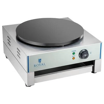 ROYAL CATERING Crepes Maker Crepesgerät Crepeseisen Crepesplatte Crepe Crepesplatte 3000W 40 cm