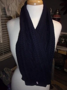 Polo Ralph Loren Girl's Navy Knit Scarf - Picture 1 of 2