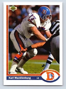 1991 Upper Deck #105 Karl Mecklenburg - Picture 1 of 2