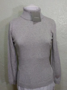 Liz Claiborne Womens Lite Weight Turtleneck Sweater Size Small Gray NWT - Picture 1 of 14