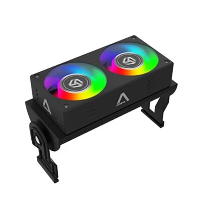 RGB Ram Cooling Radiator Dual 60mm Fan PWM 1200-2000RPM For DDR 2/3/4/5 Cooler - Image 1 of 4