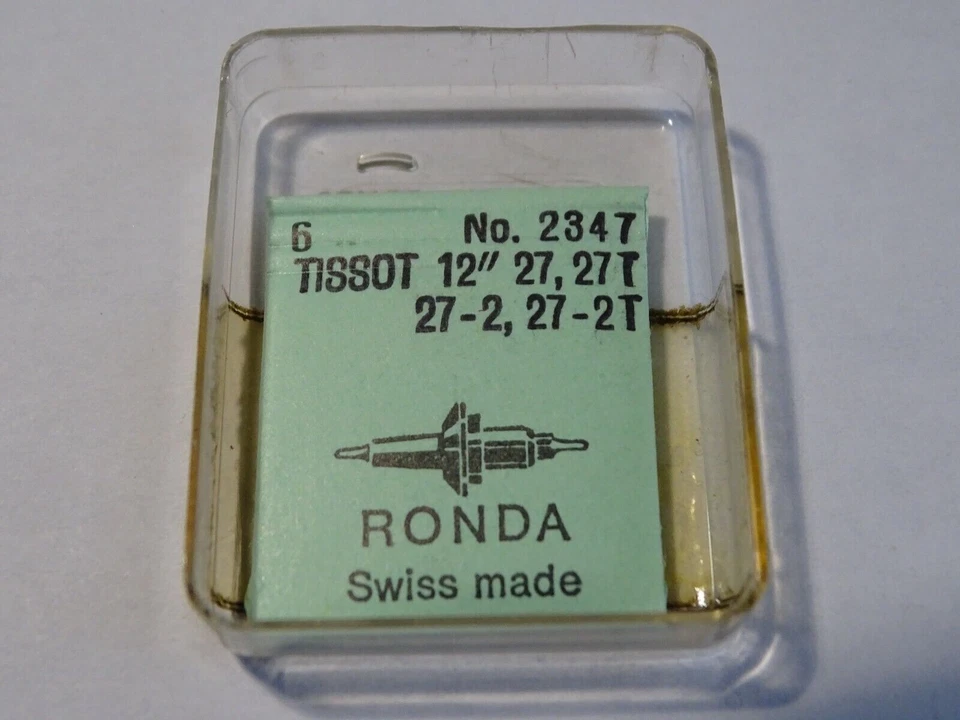 RONDA PIECE HORLOGERIE 1 AXE DE BALANCIER POUR MONTRE TISSOT 27 27T 27.2 27.2T