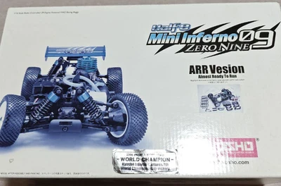 Kyosho Half8 Mini Inferno 09 ARR 4WD Kit RC Car ENGINE Included Unused 31311AR - Image 1 of 4