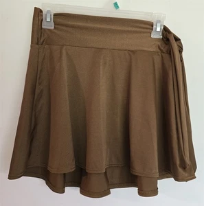 NWT Womens M INC International Concepts Brown 14 1/2" Skirt Swimsuit Cover - Picture 1 of 4
