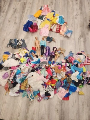Vintage To Modern Barbie Ken Fashion Doll Lot Clothes Huge Mystery Lot TONS Here - Image 1 of 4