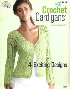 CÁRDIGANS CROCHET 4 DISEÑOS EMOCIONANTES - Imagen 1 de 2