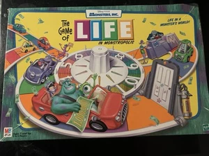 Game Of Life Disney Pixar Monsters Inc Board Game Missing Pieces - Picture 1 of 16