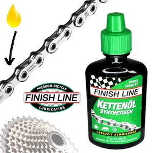 Finish Line Cross-Country Wet Fahrrad MTB Ebike Ketten öl regen syntetisch 60ml - Bild 1 von 2