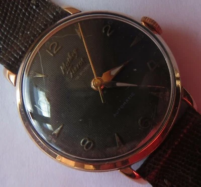 Reloj de pulsera Mathey Tissot automático para hombre caja llena de oro 33,5 mm. en diámetro Foto 1 de 4