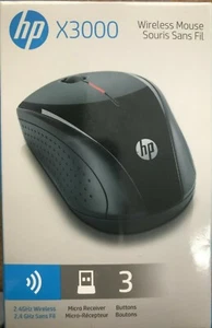 HP - X3000 - H2C22AA#ABL - Wireless Mouse - Black - Picture 1 of 5