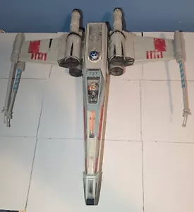 1998 Kenner Star Wars POTF Electronic X-Wing Fighter Incomplete Works - Foto 1 di 7