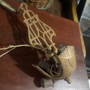 Antique Cast Iron Chandelier For Restore 1930's Era - Picture 1 of 8