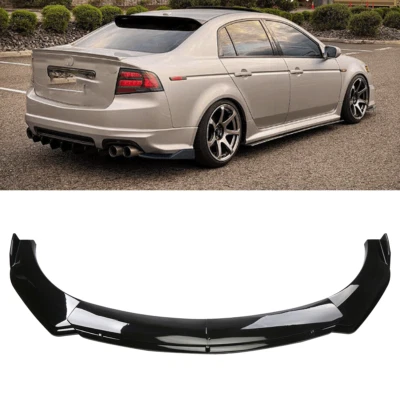 Glossy Black Front Bumper Lip Spoiler Splitter Body Kit For Acura TL 2004-2008 Foto 1 de 4