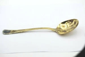 Robbe & Berking Gemüselöffel, Kartoffellöffel 800er Silber vergoldet - Bild 1 von 2
