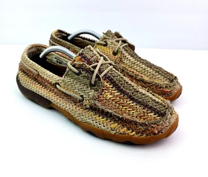 Twisted X Womens Size 9 Brown Slip On Driving Moc Toe Loafer Shoes WDM0084 - Picture 1 of 12