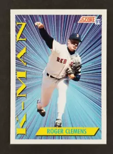 Roger Clemens 1991 Score K-Man Baseball Card #684 (NM) - Foto 1 di 2