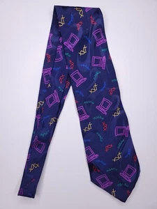 Avery Medical Fashions Mens Formal Necktie 57"Lx3.75"W Navy Neck Tie - Picture 1 of 4