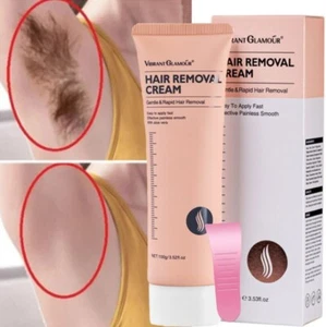 Painless Body Hair Removal Cream Depilatory Men Women Legs Arm Bikini Area Pubic - Picture 1 of 18
