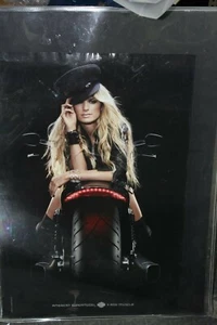 Harley 2008 V-Rod Muscle VRSC poster with HOT model 33x22 artwork photo EPS22437 - Picture 1 of 12