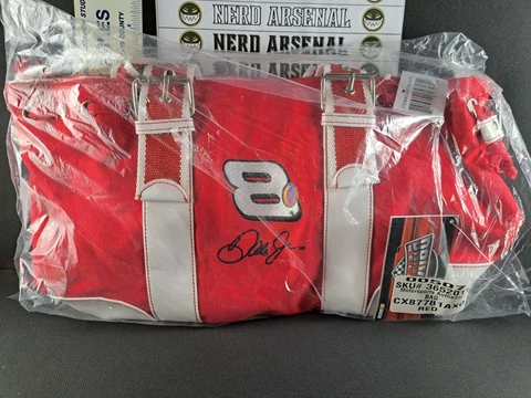 dale earnhardt Jr. Red And White Leather Bag/purse Cover