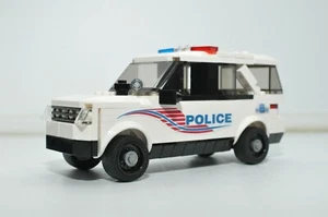 Custom Police Interceptor Utility DC Metro Vehicle Model White Made with Bricks - Picture 1 of 2