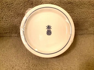 Tuxton Blue Pineapple 7-1/4” Plates Hudson House Restaurant Ware Lot of 9 - Picture 1 of 3