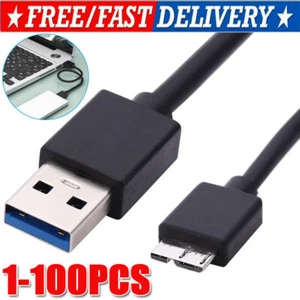 Micro USB 3.0 Cable High Speed Data SYNC For HDD External Hard Drive LOT - Picture 1 of 16