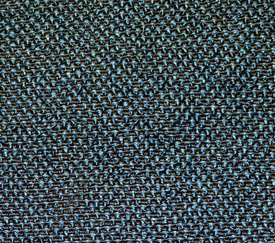 SCALAMANDRÉ Scalamandre "Tulu" Brown & Viridian Turquoise Tweed Upholstery Fabric- 5 YDS