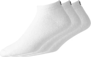 RARE (3) PAIR NEW FootJoy Mens ComfortSof SPORT Golf Socks, ALL WHITE - Picture 1 of 1