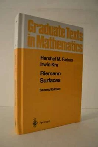 Riemann Surfaces 2nd Ed Hershel Farkas HC - Picture 1 of 1