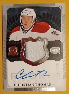 CHRISTIAN THOMAS 2013-14 THE CUP #149 ROOKIE AUTO PATCH 131/249 CANADIENS A2 - Bild 1 von 2