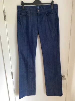 7 for all mankind women’s jeans High Waist Boot Cut Light Weight Denim W32 L34 - Image 1 of 4