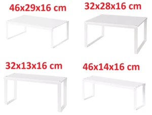 NUEVO IKEA Variera Estante Inserto Blanco Armario Cocina Organizador Soporte Apilable - Imagen 1 de 7