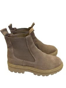 Dolce Vita Women's 6.5 Suede Moana H20 Beige Chelsea Ankle Boots Shoes - Picture 1 of 7