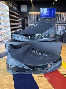 Size 12 - Air Jordan 3 Retro Black Cat - Picture 1 of 14